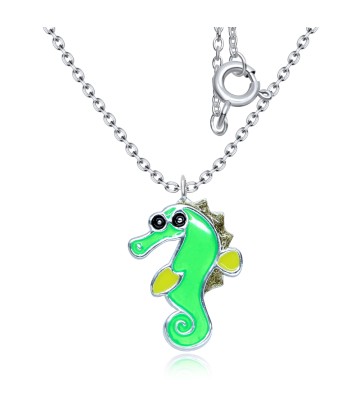 Sea Horse Kids Necklace SPE-3900 (FL5)